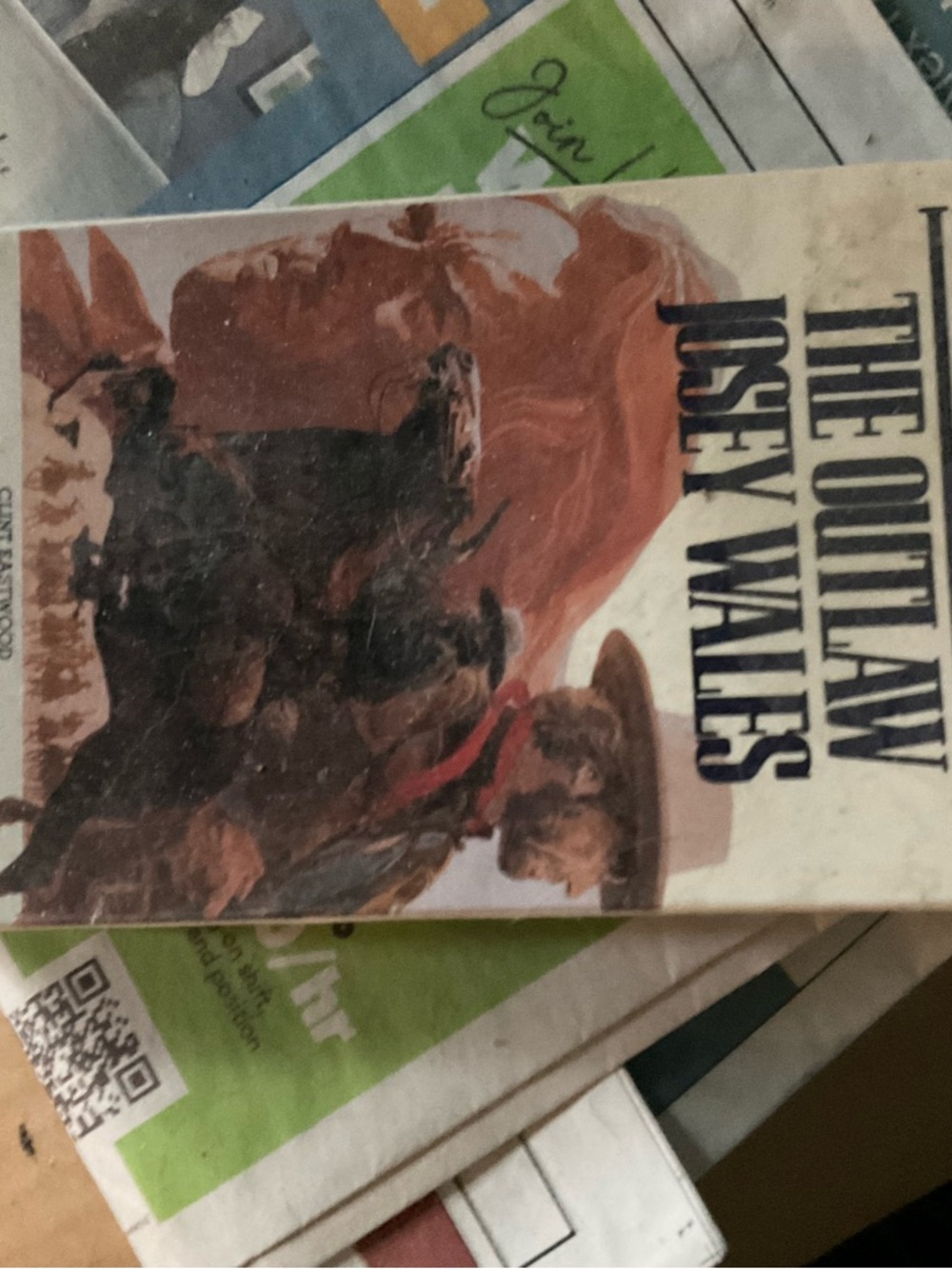 OutlawJosey Wales vhs tape factory sealed new.